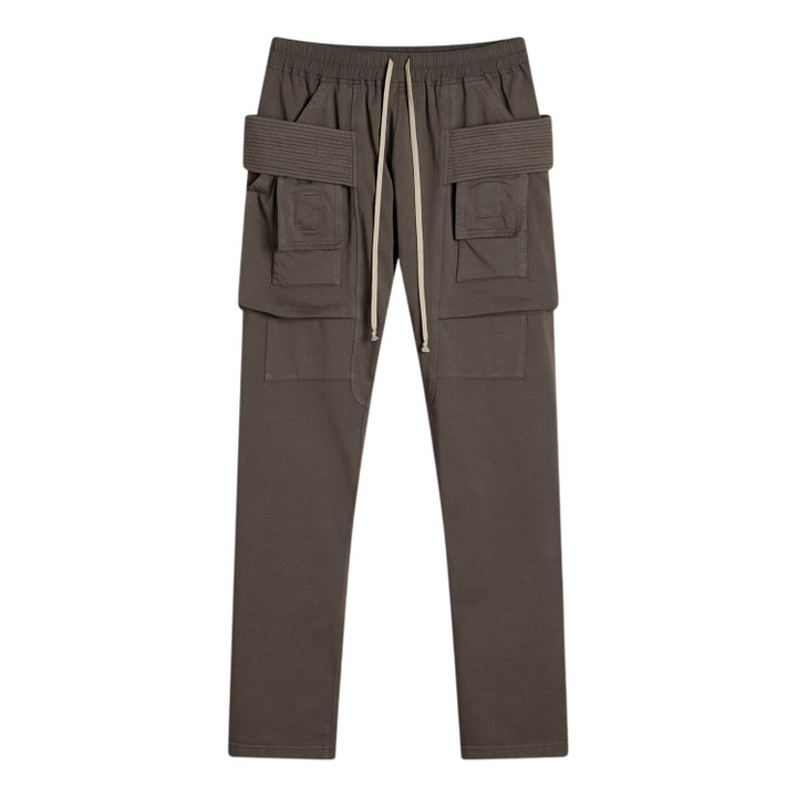 Photo: Rick Owens DRKSHDW Men's Creatch Creah Cargo Trousers in Gravel