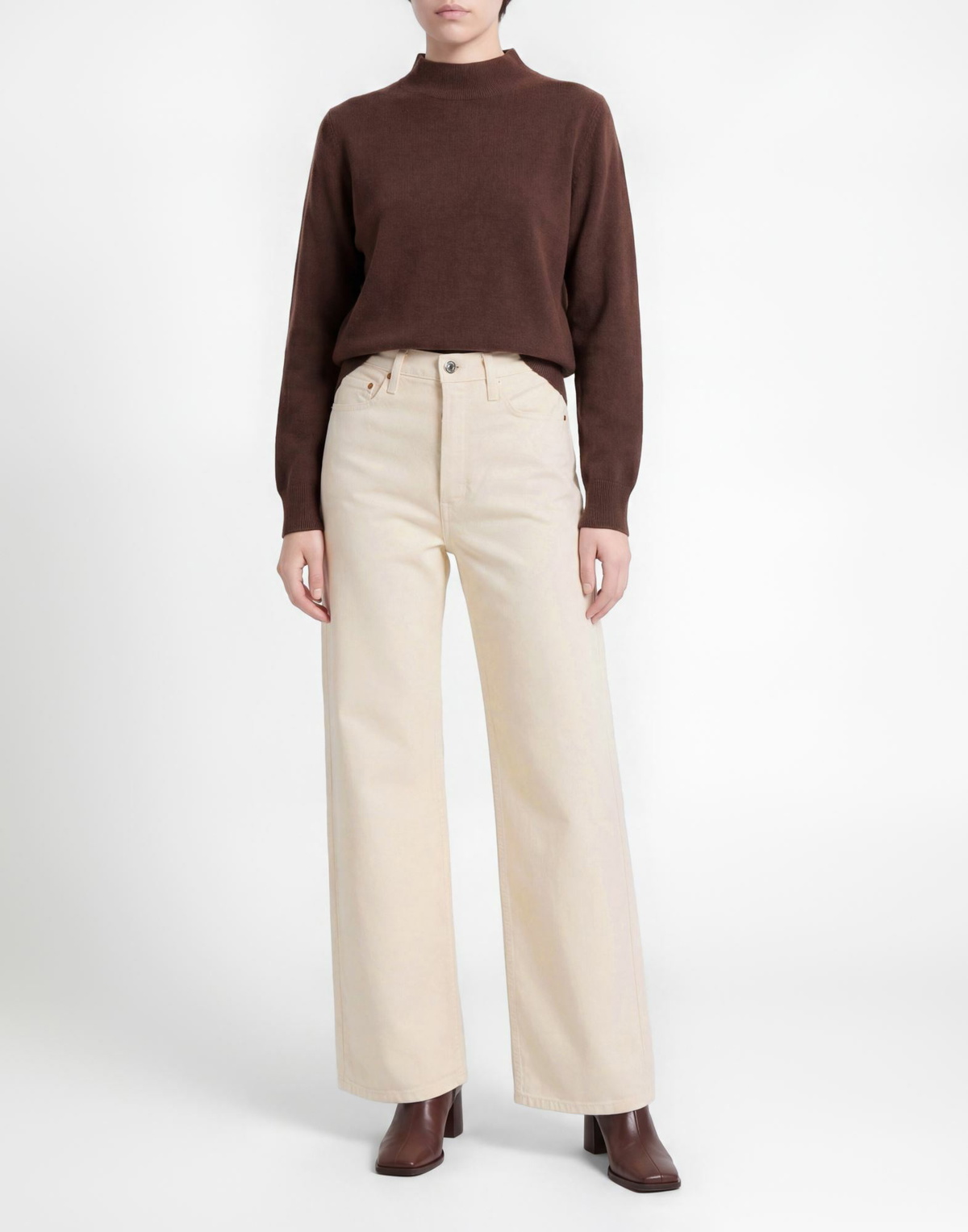 Re/done Womens Jeans Ivory