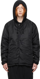 Undercoverism Black Nylon Layered Jacket