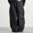 Sage Nation Men's Raw Indigo Box Pleat Trouser