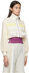 Kijun Off-White Crop Shell Jacket
