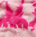John Elliott - Beach Tie-Dyed Loopback Cotton-Jersey Hoodie - Pink