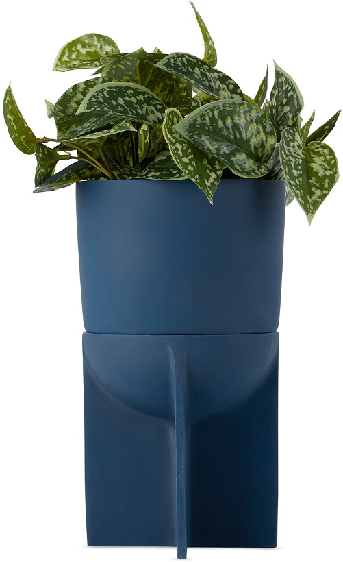 Photo: Capra Designs Blue Tall Eros Planter