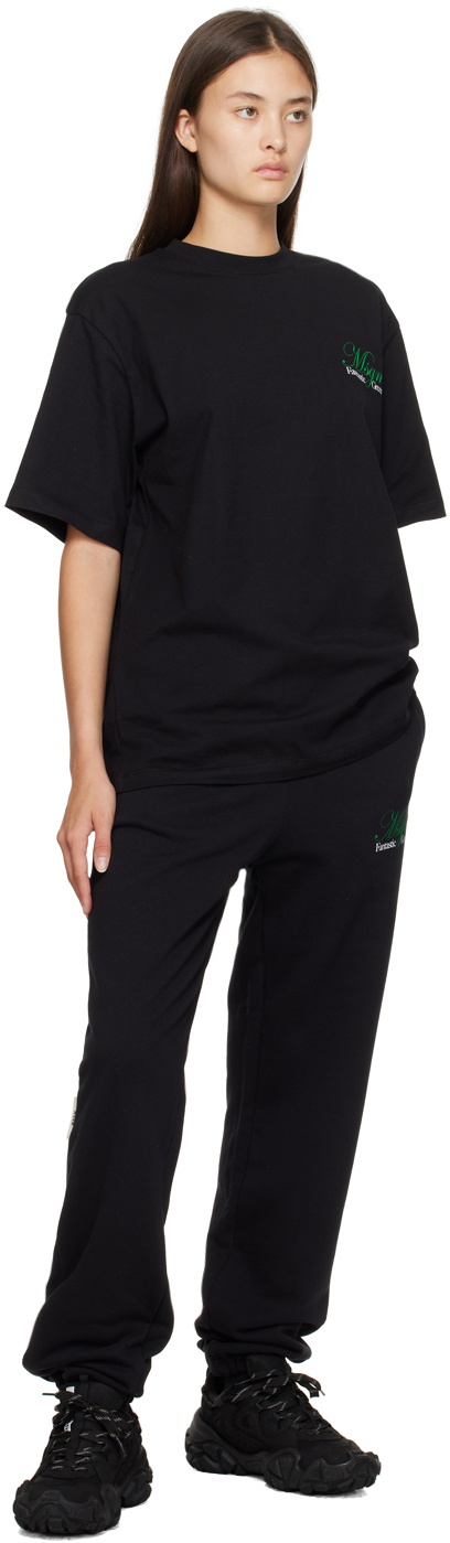 MSGM Black Three-Pocket Lounge Pants