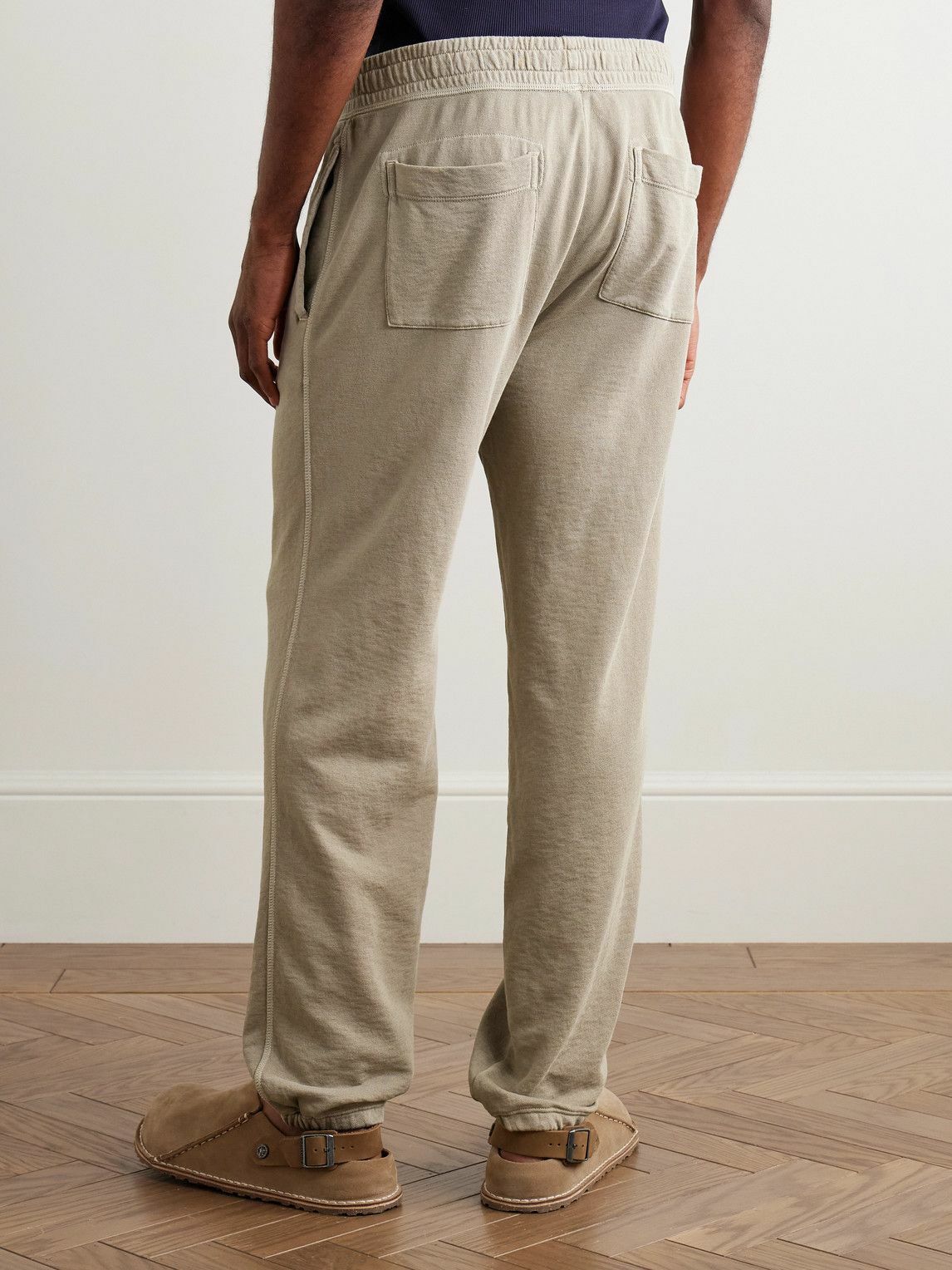 James Perse - Loopback Cotton-Jersey Sweatpants - Neutrals