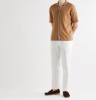 Altea - Contrast-Tipped Cotton Shirt - Brown