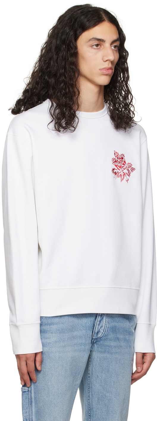 rag & bone White Lunar New Year Sweatshirt Rag and Bone
