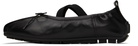 Simone Rocha Black Grip Ballerina Flats