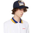 Dsquared2 Navy Canada Patch Cap