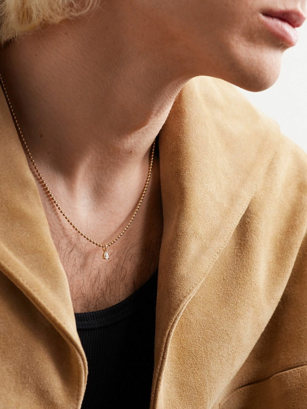 Photo: Anita Ko - Gold Diamond Pendant Necklace