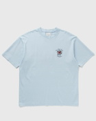 Drôle de Monsieur Slogan Rose Tee Blue Mens Shortsleefe