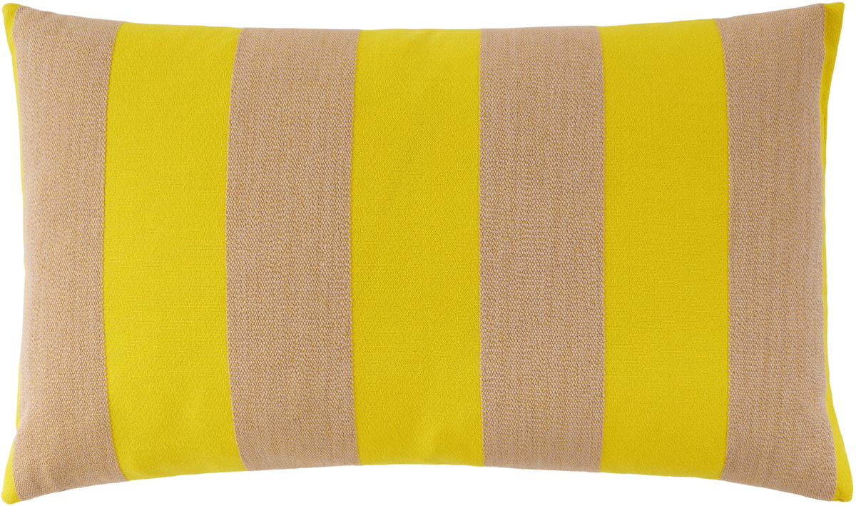Kvadrat/Raf Simons Yellow & Beige Reflex Cushion
