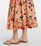 Ulla Johnson Vidri floral cotton poplin midi dress