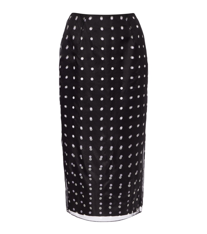 Photo: Emilia Wickstead Bethan polka-dot silk taffeta pencil skirt