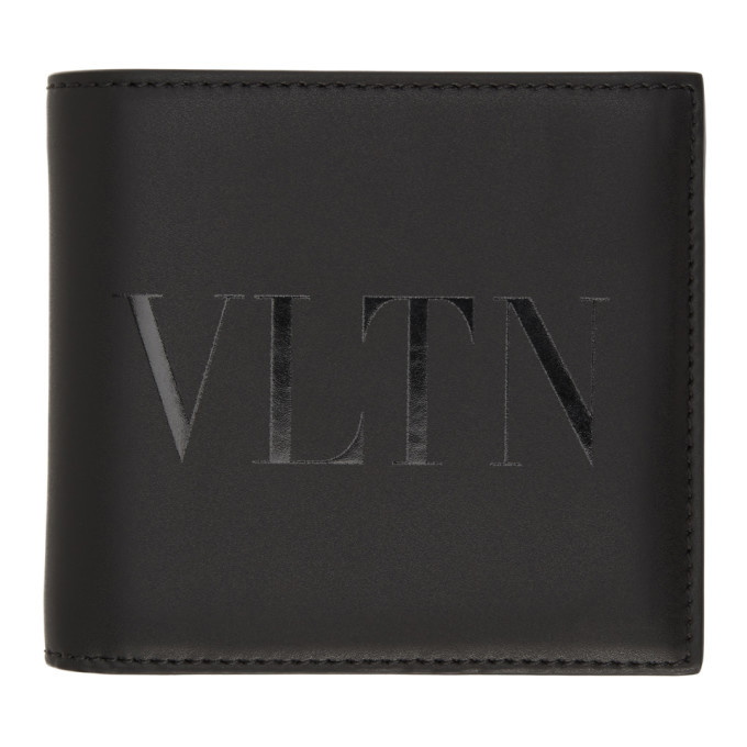 Photo: Valentino Black Valentino Garavani VLTN Wallet