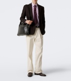 Métier Closer Slim leather briefcase