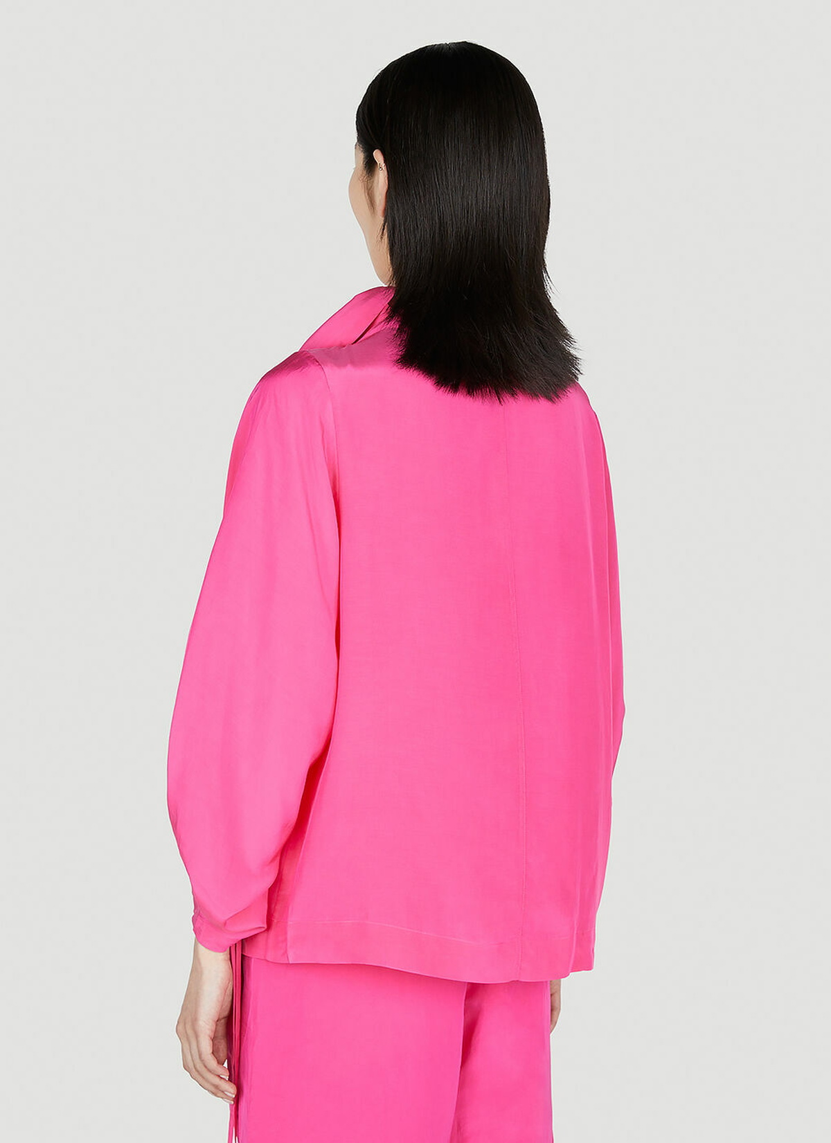 Rodebjer - Mona Drapy Blouse in Pink Rodebjer