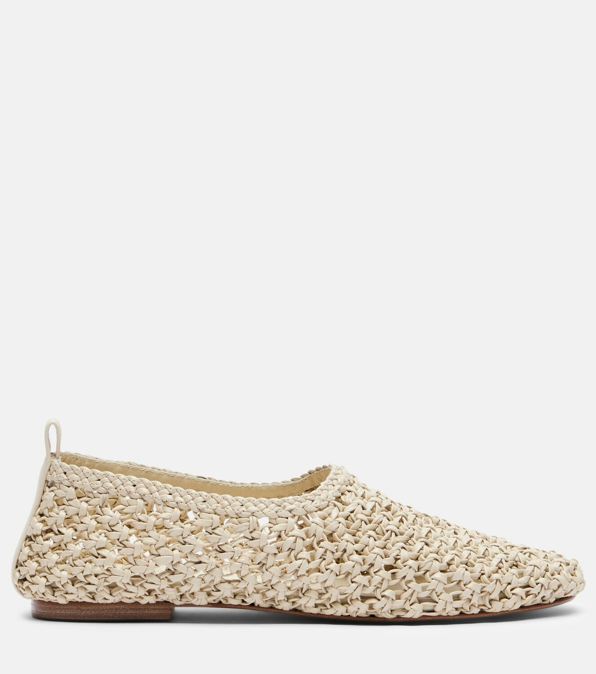 Souliers Martinez Pisa woven leather ballet flats