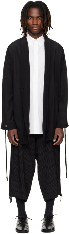 Photo: YOHJI YAMAMOTO Black Silk Jacket