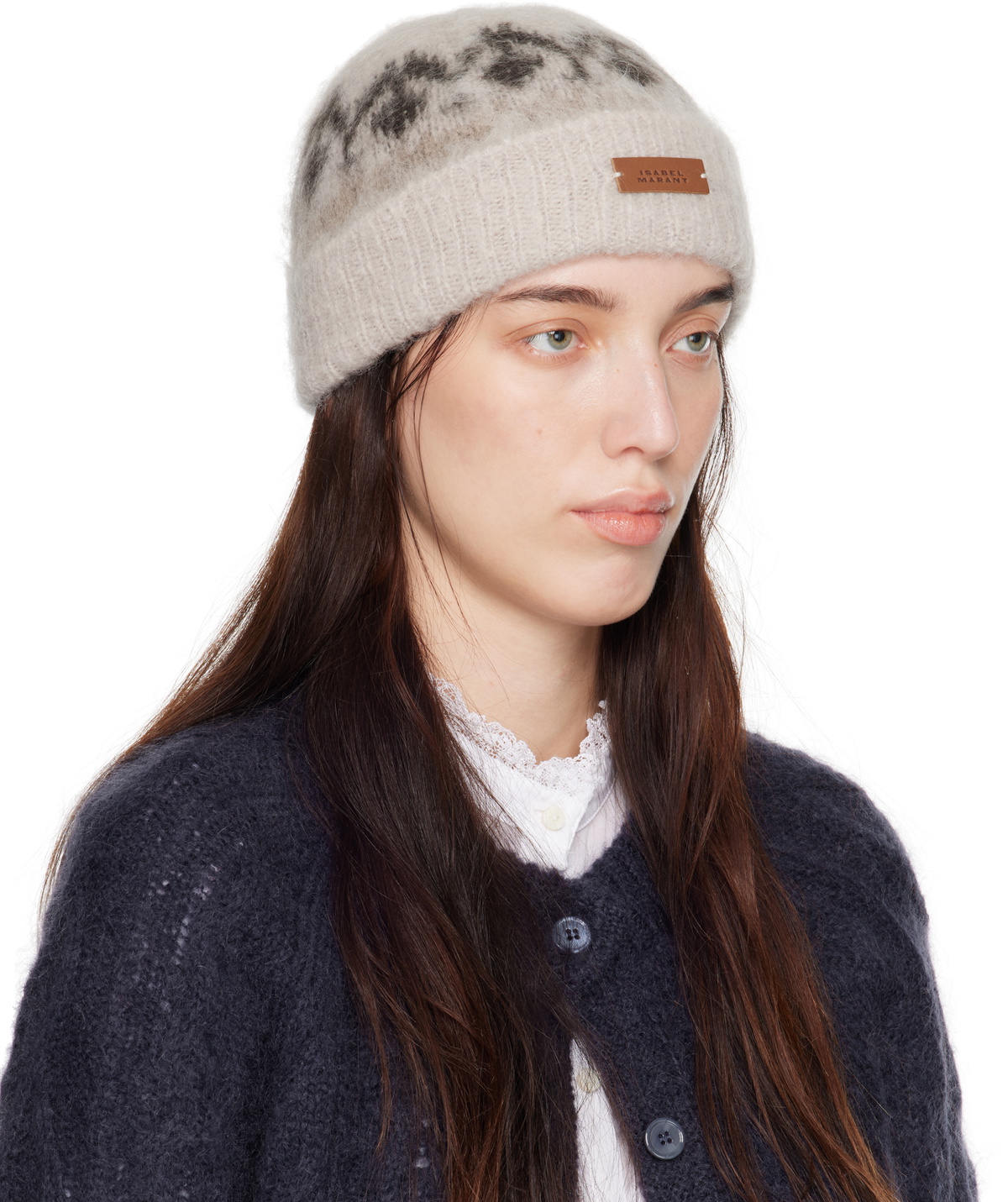 Isabel Marant Beige & Khaki Darana Beanie