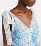 Zimmermann Solstice Lantern floral cotton minidress