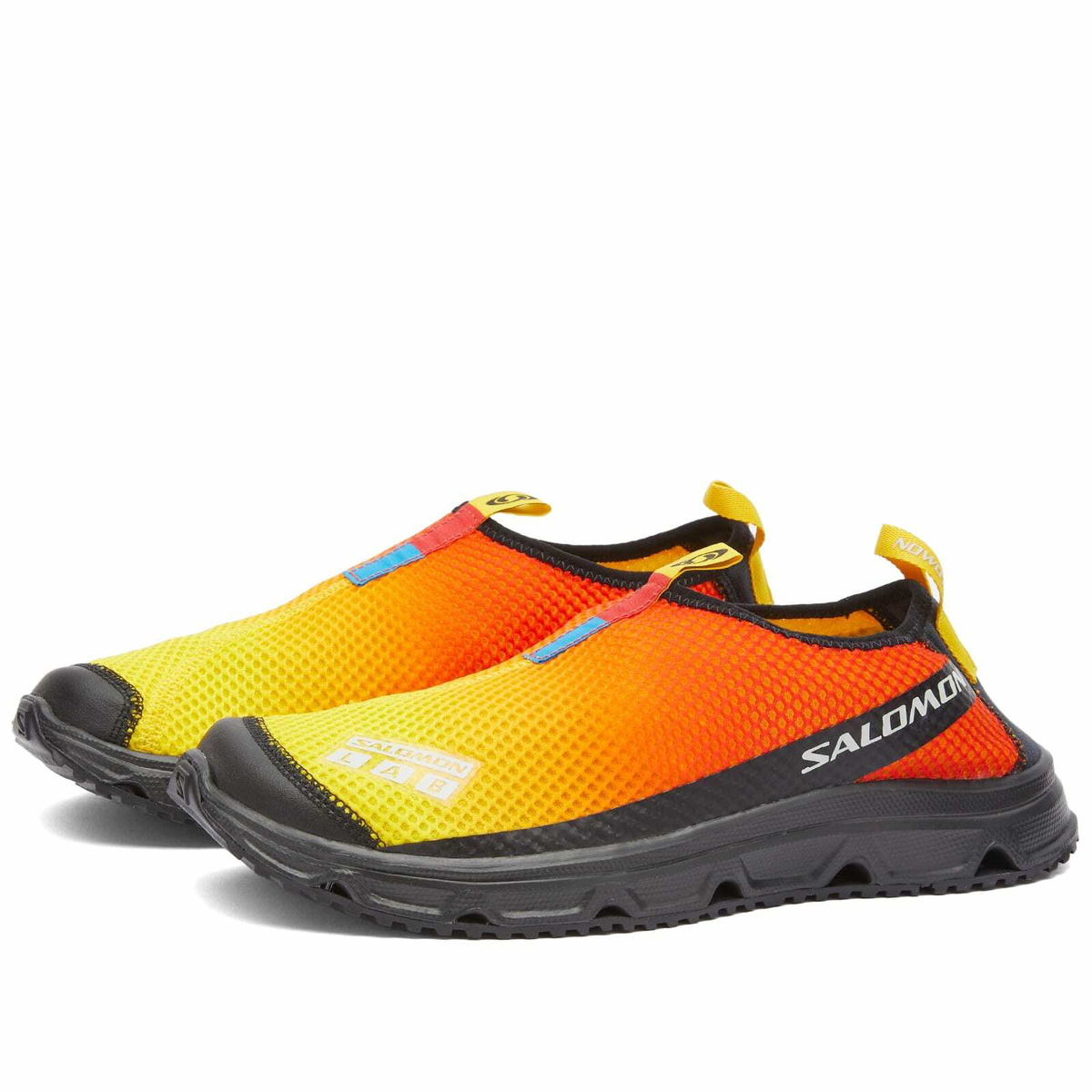 Salomon Men's RX MOC 3.0 Sneakers in Black/Lemon/High Risk Red Salomon