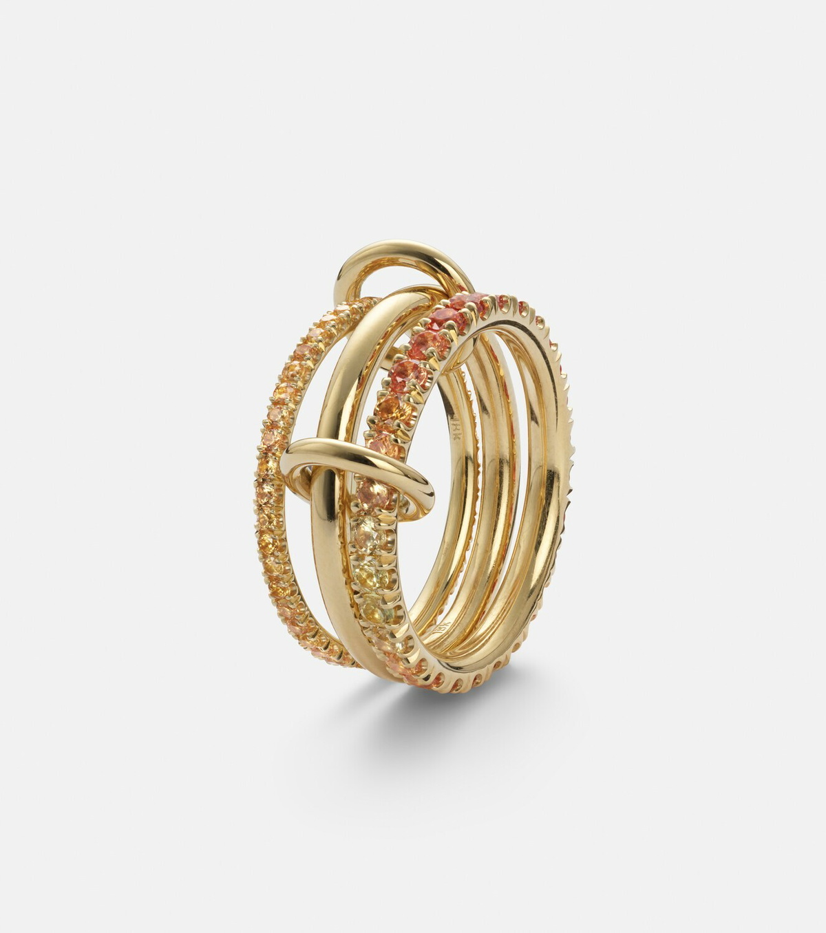 Spinelli Kilcollin Norah Ombré 18kt gold ring with sapphires
