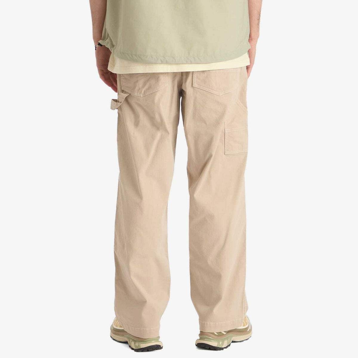 Manastash Men's Washed Color Painter Pant in Light Grey