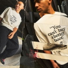 END. x Timberland T-Shirt in White Sand