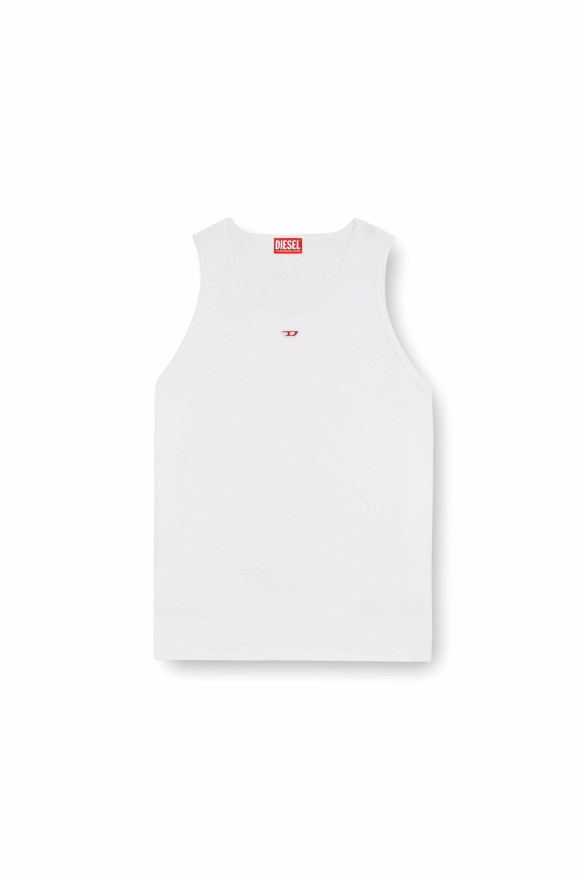 Diesel Tank top with mini D logo patch - T-Shirts Mens in