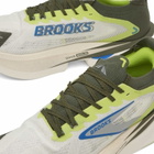 Brooks Men's Hyperion Max 3 x PYNRS Sneaker in Blanc/Acid Lime/Blue