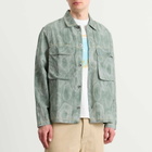 ACMH by Magic Castles Men's x Khruangbin Pocket Overshirt in Forest Green
