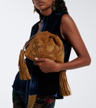 Etro Kalispera Mini studded suede crossbody bag