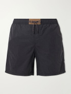 SEASE - Straight-Leg Swim Shorts - Black