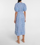 Poupette St Barth Reine floral midi dress