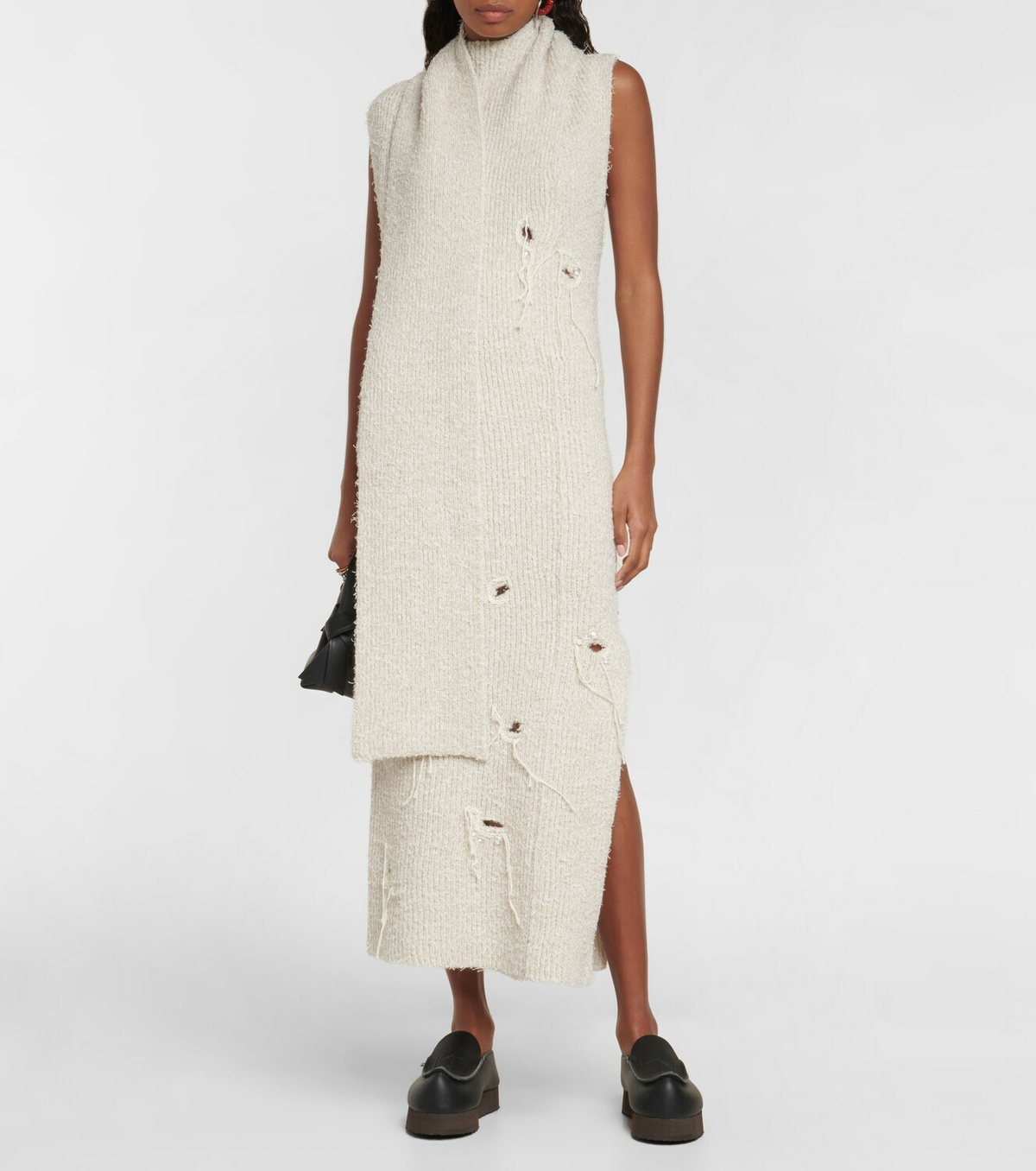 Acne Studios - x Kero Bero leather platform mules