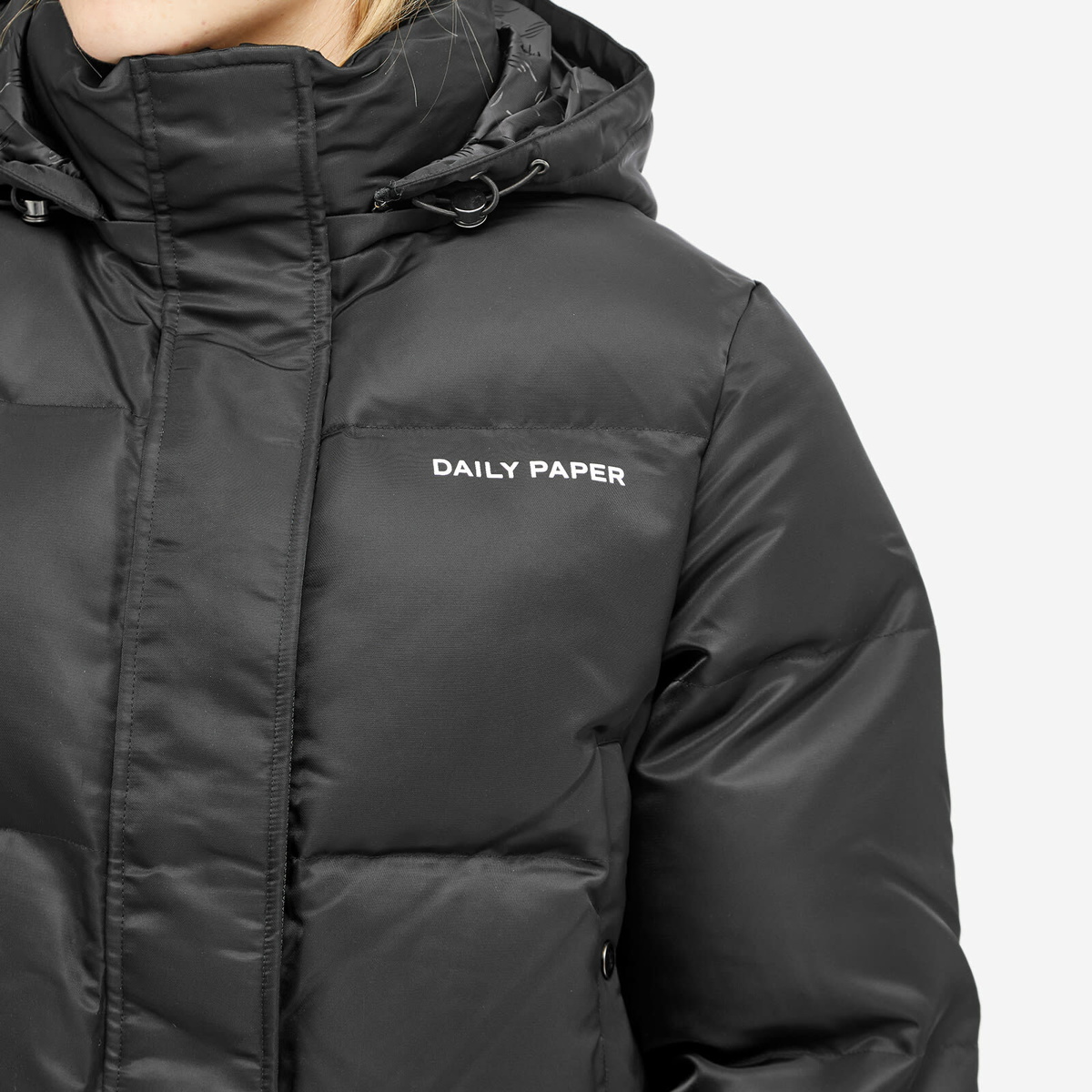 Black Epuff Cropped Jacket – Daily Paper Worldwide