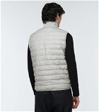Herno - Sabbia silk and cashmere down vest