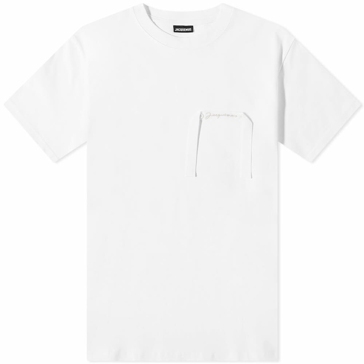 Photo: Jacquemus Grosgrain Logo Tee