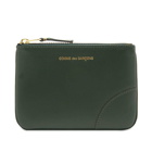 Comme des Garçons SA8100 Classic Wallet in Bottle Green