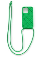 Bottega Veneta - Intrecciato Rubber iPhone 13 Pro Case with Lanyard