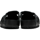 Birkenstock Black Regular Boston Leather Slip-on Loafers