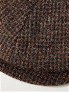 Kingsman - Lock & Co. Puppytooth Virgin Wool Flat Cap - Brown