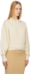 LVIR Off-White Puff Sleeve Sweater