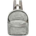 Maison Margiela White Mini Microsuede Backpack