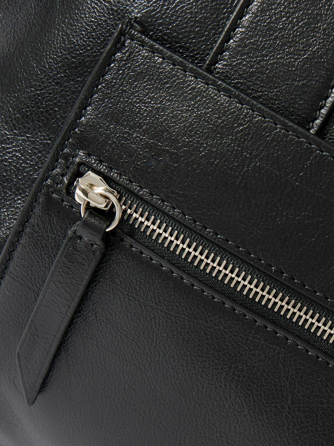 Métier - Racer Full-Grain Leather Tote Bag
