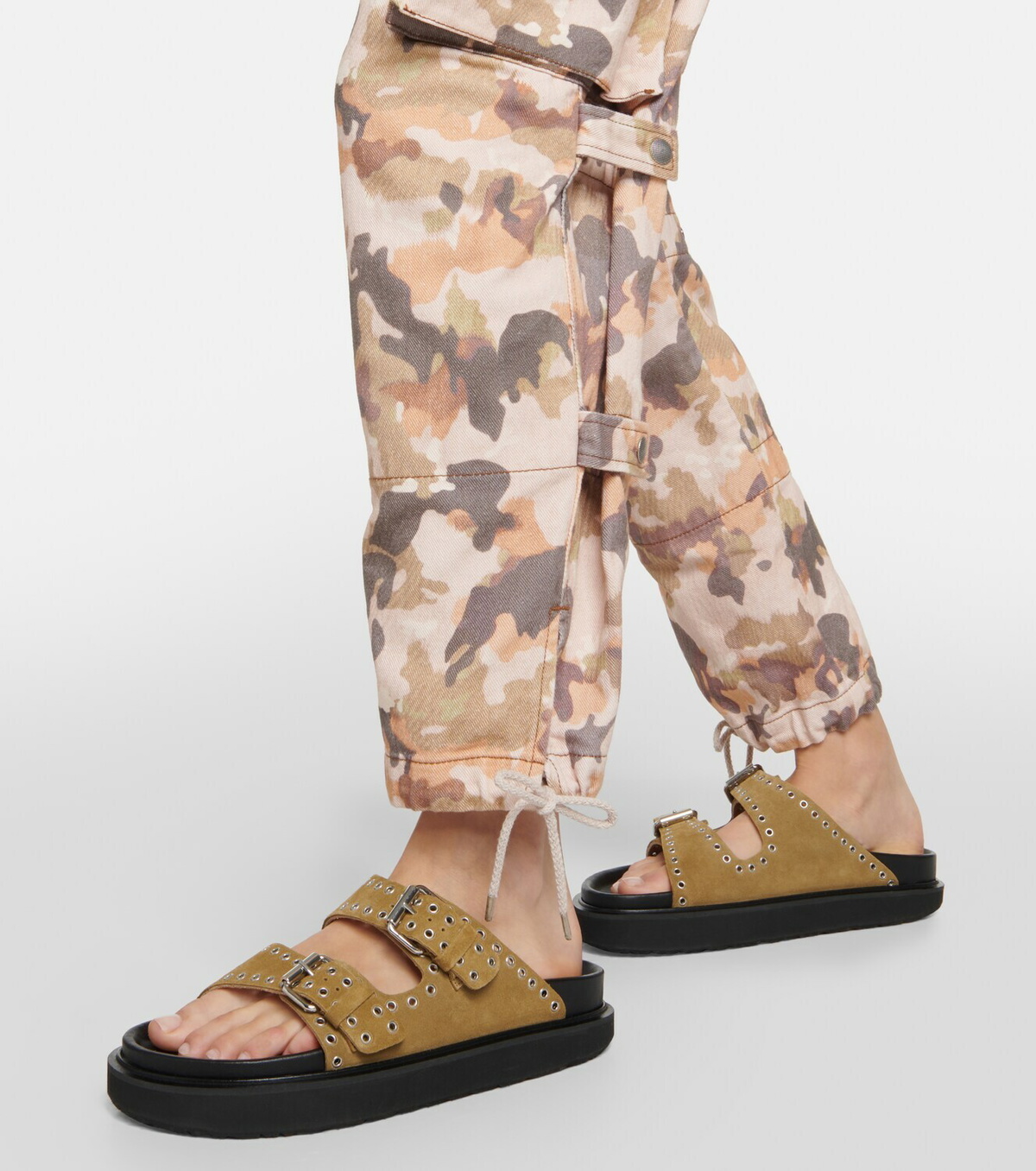 Isabel Marant Lennyo embellished suede sandals Isabel Marant