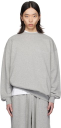 VTMNTS Gray Embroidered Sweatshirt