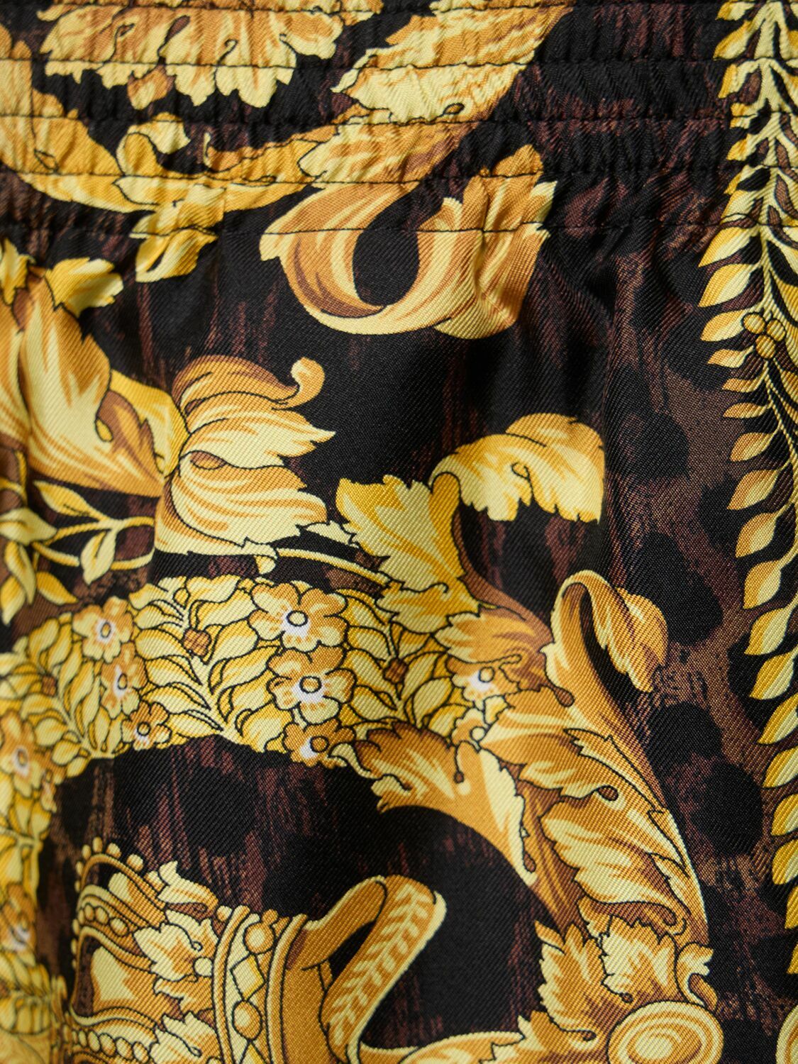 VERSACE Wild Barocco Silk Shorts Versace