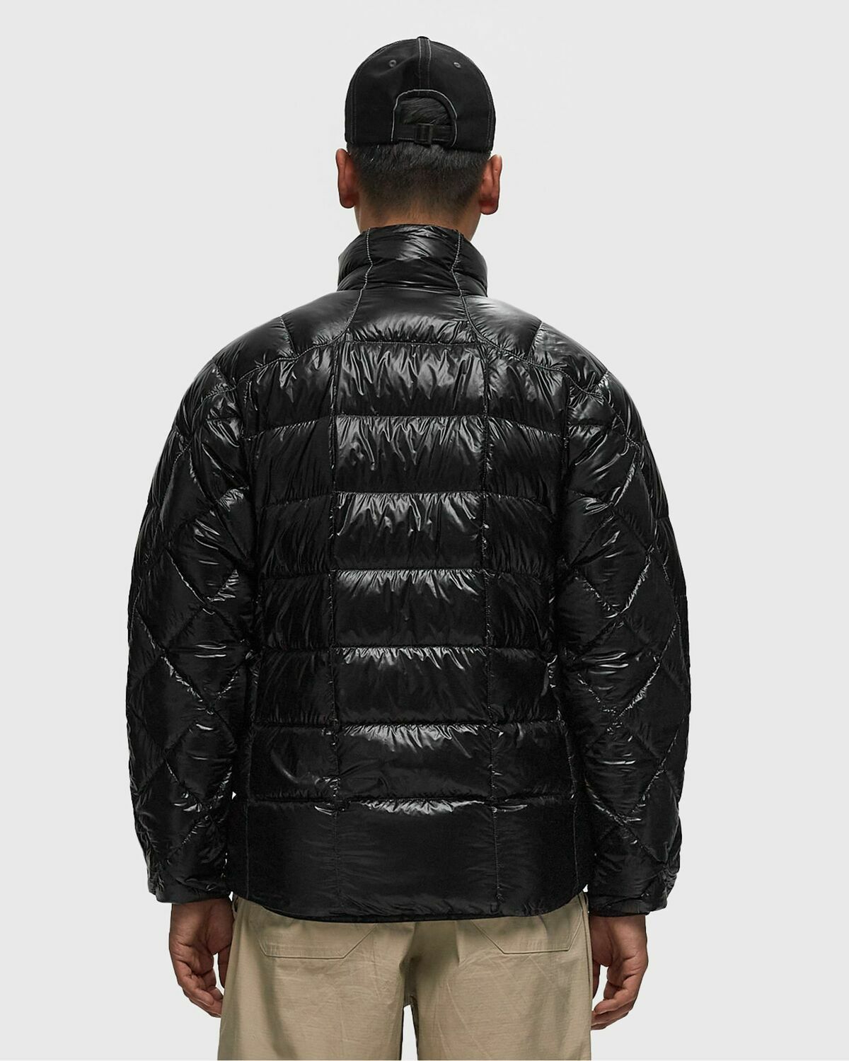 And Wander Diamond stitch down jacket Black Mens Down & Puffer